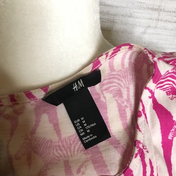 H&M Zebra Print Dress - Picture 4 of 4